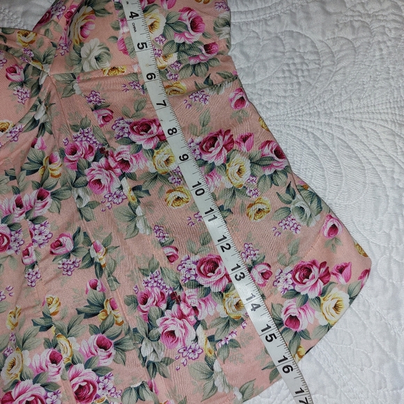 VINTAGE 90S Y2K STRAPLESS CORSET STYLE TOP - Picture 8 of 8